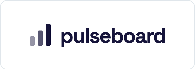 Pulseboard monochrome logo in midnight